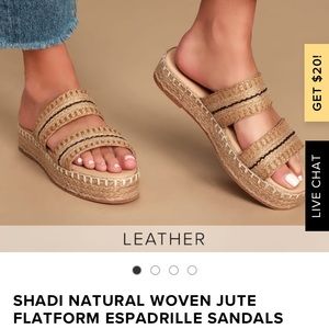 Lulu’s flatform espadrilles ✨NWT✨